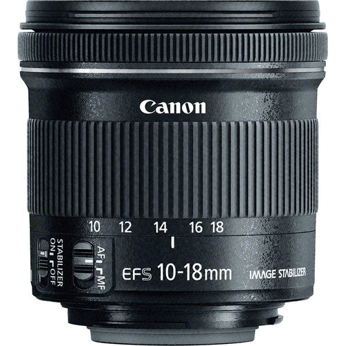 Lente Canon 10-18 mm f/4.5-5.6 IS STM
