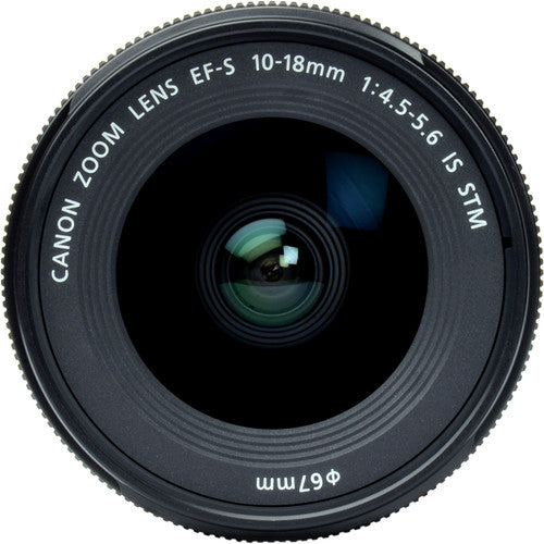 Lente Canon EF-S 10-18mm f/4.5-5.6 IS STM – Objetivo Ultra Gran Angular con Estabilizador de Imagen y Motor Silencioso para Cámaras APS-C