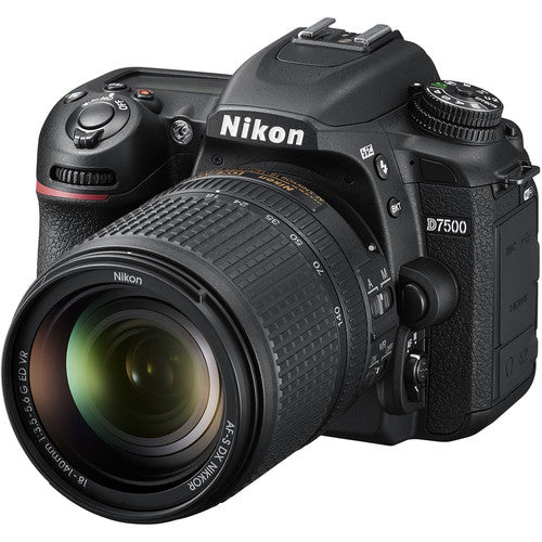Nikon Cámara Nikon D7500 Lente 18-140 Lente Nitidez y Bokeh Suave – AF Rápido Revestimiento Multicapa – EOA Tecnología
