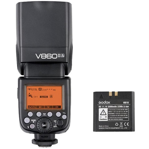 Flash Godox V860 II para Sony – Speedlight Profesional con Batería de Litio y Sistema X Inalámbrico