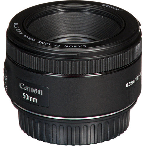 Lente Canon EF 50mm f/1.8 STM – Objetivo de Focal Fija Luminoso con Motor de Enfoque Silencioso y Diseño Compacto