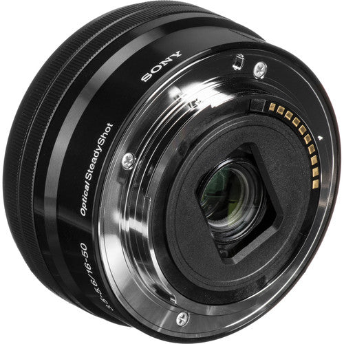 Lente Sony E PZ 16-50mm f/3.5-5.6 OSS – Zoom Retráctil Motorizado Compacto con Estabilizador Óptico para Montura E (APS-C)