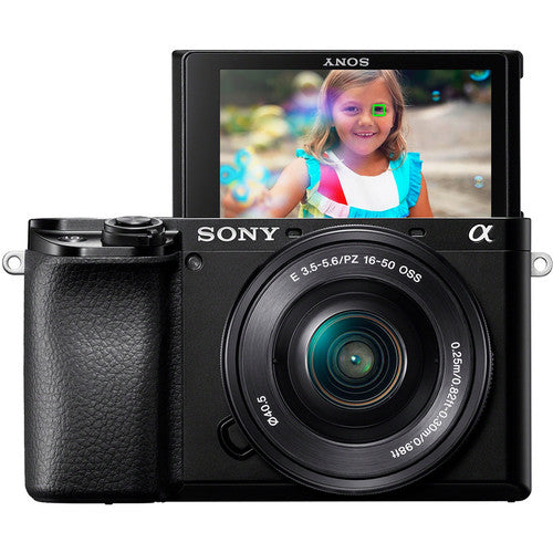 Cámara Sony Alpha a6100 Mirrorless Kit 16-50mm + Memoria 64GB + Estuche Profesional