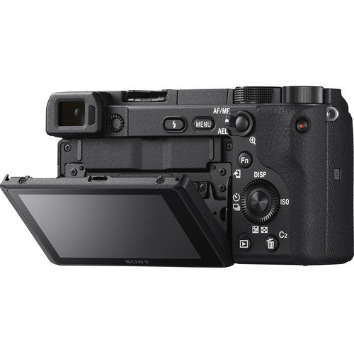 Sony a6400 4K Cámara Mirrorless Con Lente 16-50mm f/3.5-5.6 + Memoria 64Gb de 100Mb/s + Bolso