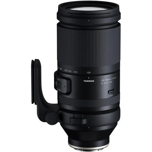 Lente Tamron 150‑500mm f/5‑6.7 Di III VC VXD | Zoom Ultra - Teleobjetivo Full Frame (Montura Sony E) para Sony E
