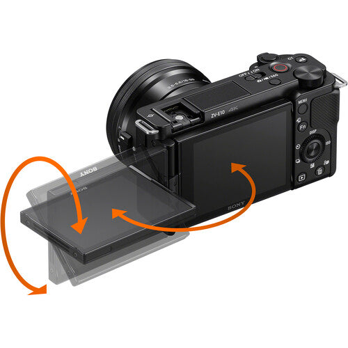 Cámara Sony ZV-E10 Kit 16-50mm | Combo Vlogging 4K con Estuche y Memoria 32GB Extreme Pro