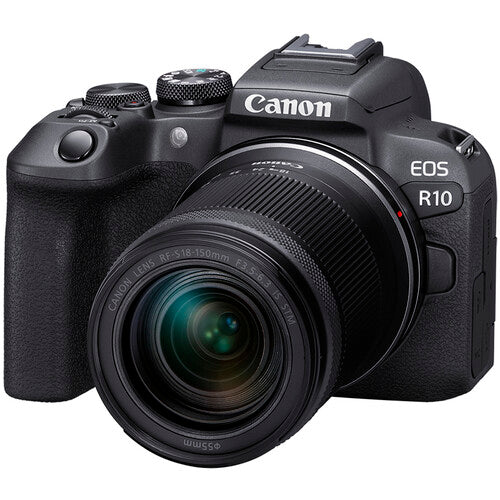 Canon EOS R10 Cámara Mirrorless 4K + Lente RF-S 18-150mm f/4.5-6.3 IS STM – Kit de Alta Velocidad para Creadores