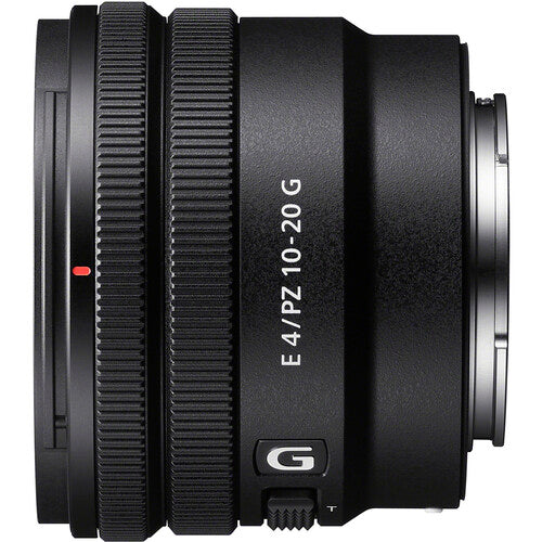 Lente Sony E PZ 10-20mm f/4 G – Ultra Gran Angular Motorizado Profesional Serie G