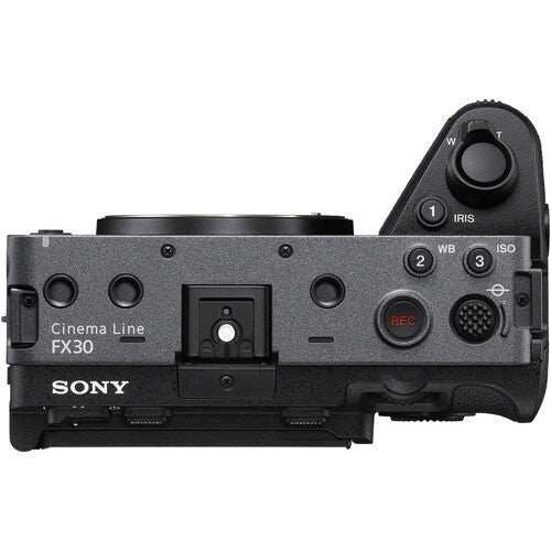 Sony FX30 Cámara de Cine Profesional (Cuerpo) – Sensor APS-C 4K Super 35, 10-bit 4:2:2 e ISO de Base Dual