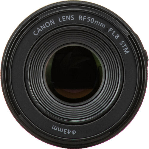 Lente Canon RF 50mm f/1.8 STM – Objetivo de Focal Fija Luminoso para Cámaras Mirrorless Sistema EOS R con Motor de Pasos y Anillo de Control