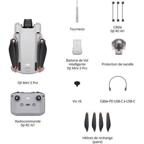 Dron DJI Mini 3 – Video 4K HDR, Autonomía de 38 Minutos y Grabación Vertical Nativa (Control RC-N1)