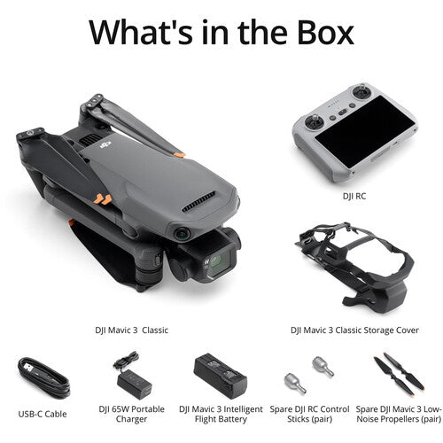 DJI Mavic 3 Classic – Dron Profesional con Cámara Hasselblad CMOS 4/3 y Video 5.1K