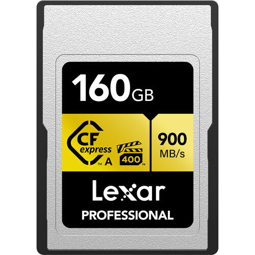 Lexar Memoria Lexar CFexpress Tipo A 160GB | Cámara Full Frame/APS-C con 4K – AF Ojo | Estabilización – EOA Tecnología