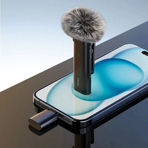 Micrófono Inalámbrico Ulanzi WM-10 Tipo C – Mini Sistema de Solapa Plug & Play para Android y iPhone 15/16