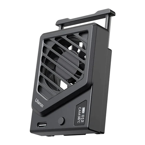 Ventilador de Enfriamiento Externo Ulanzi CA25 – Sistema de Disipación de Calor para Cámaras Sony, Canon y Fujifilm