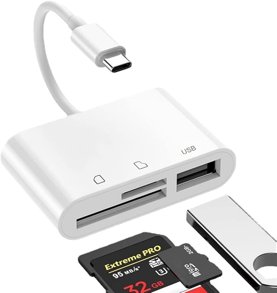 Adaptador USB OTG 3en1