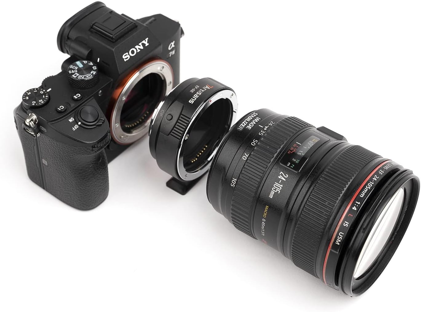 Lente Óptica Pro (7artisans Adaptador Enfoque Automatico)