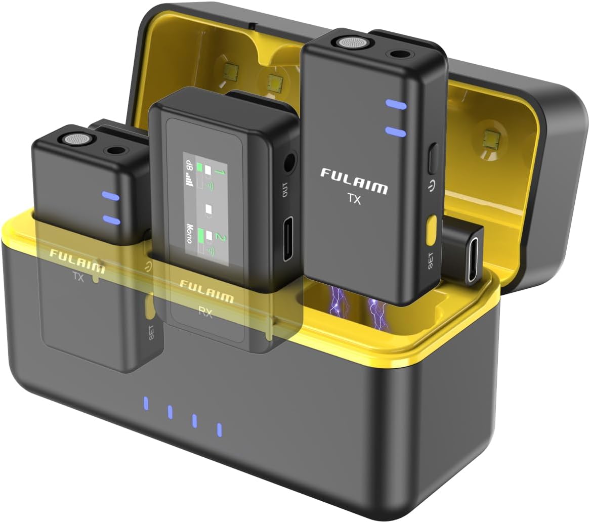 microfono inalambrico lavalier fulaim x5