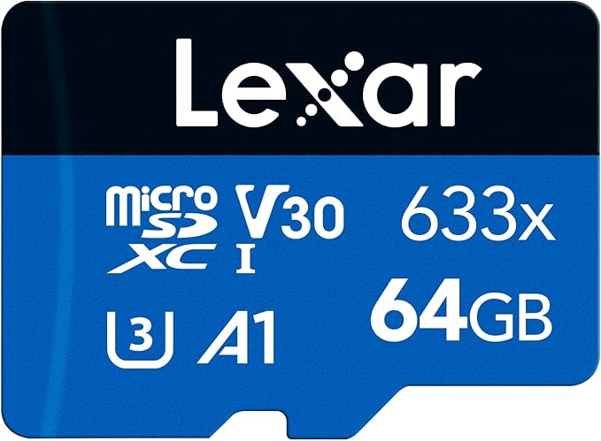 Lexar Micro 64 GB class 10 V30 633X U3
