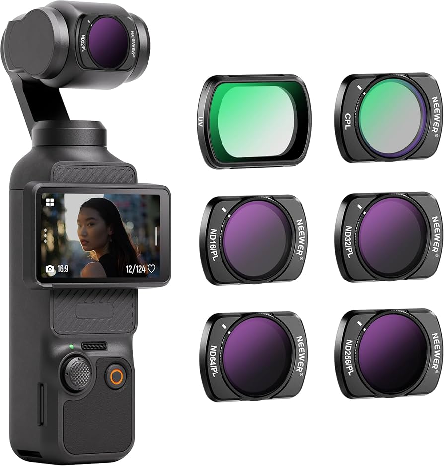 DJI Filtros para Osmo Pocket 3 - Control de Luz y Calidad Óptica Pro