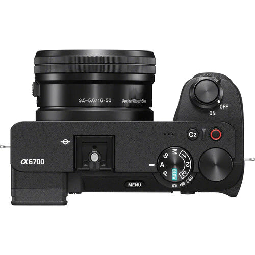 Sony Cámara Sony A6700 + Lente 16-50 | Lente Nitidez y Bokeh Suave – AF Rápido | Revestimiento Multicapa – EOA Tecnología