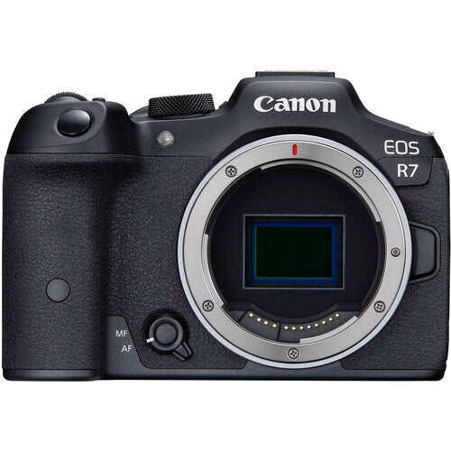 Canon EOS R7 Mirrorless – Cámara Profesional APS-C Solo Cuerpo + Combo de Accesorios Pro