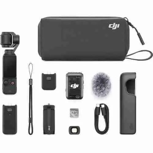 DJI Osmo Pocket 3 Creator Combo – Cámara con Gimbal de 3 Ejes, Sensor de 1" y Kit Completo para Creadores