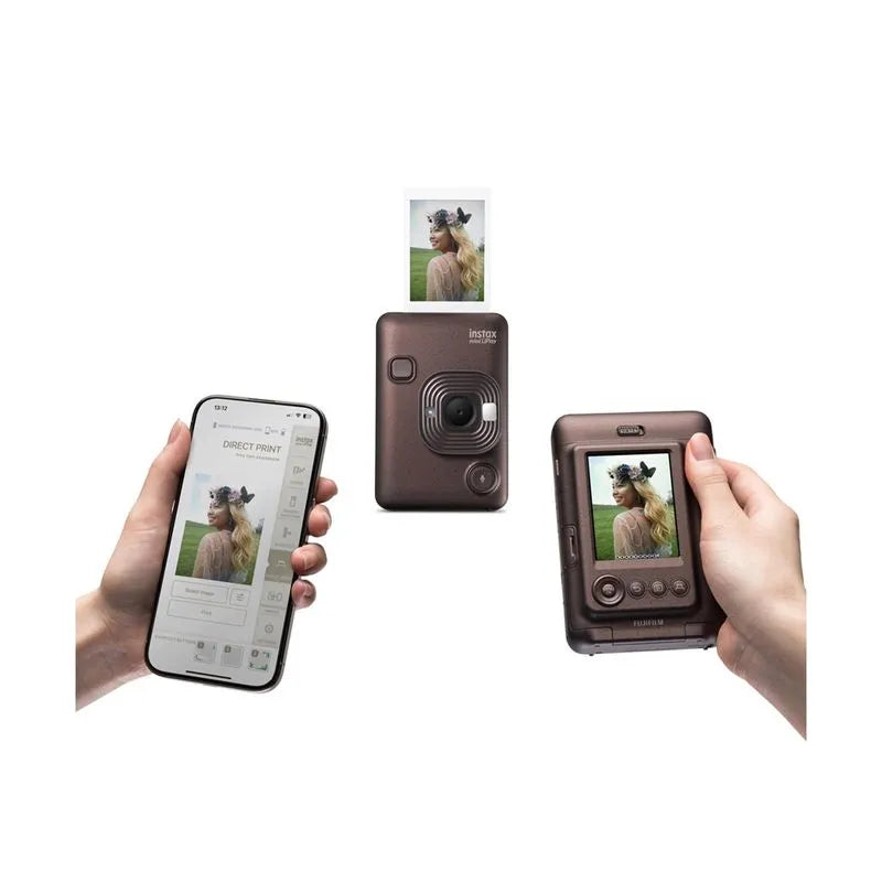 Kit Instax Mini LiPlay – Cámara Instantánea Híbrida con Sonido, Bluetooth y Función de Impresora para Smartphone