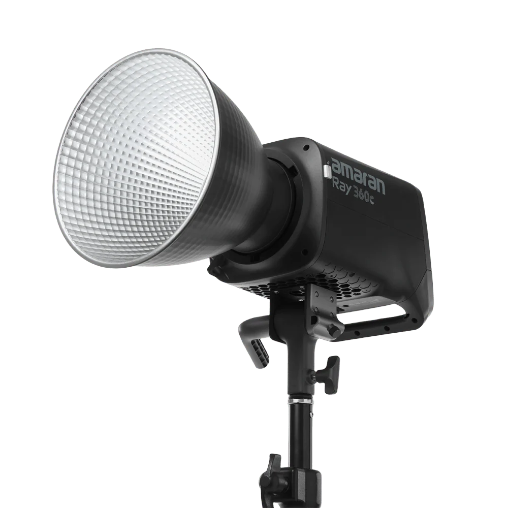 Foco LED Amaran Ray 360 - Potencia Profesional 360W - Montura Bowens - Control por App Sidus Link - Iluminación de Estudio
