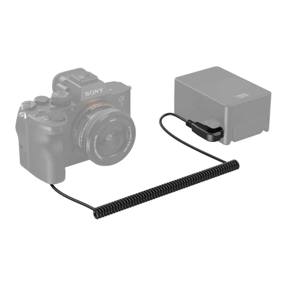 Cable de Alimentación de Batería Falsa SmallRig 4253B de D Tap a NP FZ100 | Conector de Energía Continuo Profesional