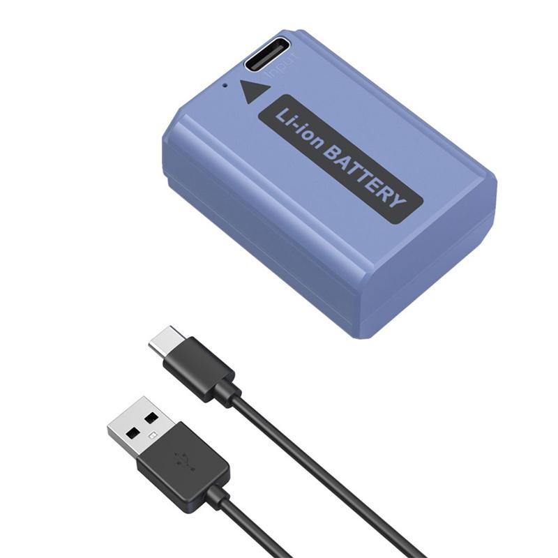 Batería Falsa SmallRig NP-FW50 – Adaptador de Corriente Continua USB-C para Sony Serie Alpha