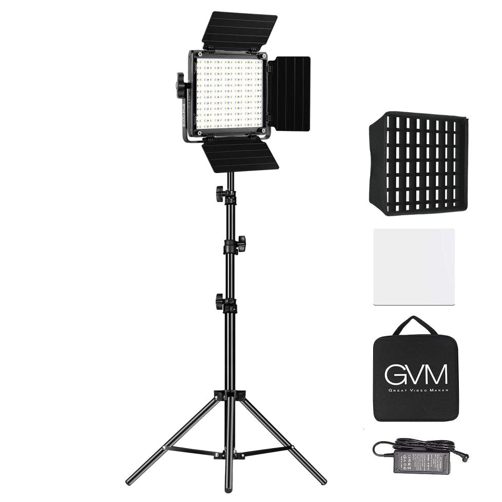 Lente GVM Luz LED GVM 800D-RGB Óptica Pro