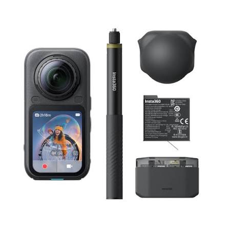 Cámara Panorámica Insta360 X6 Essentials Bundle