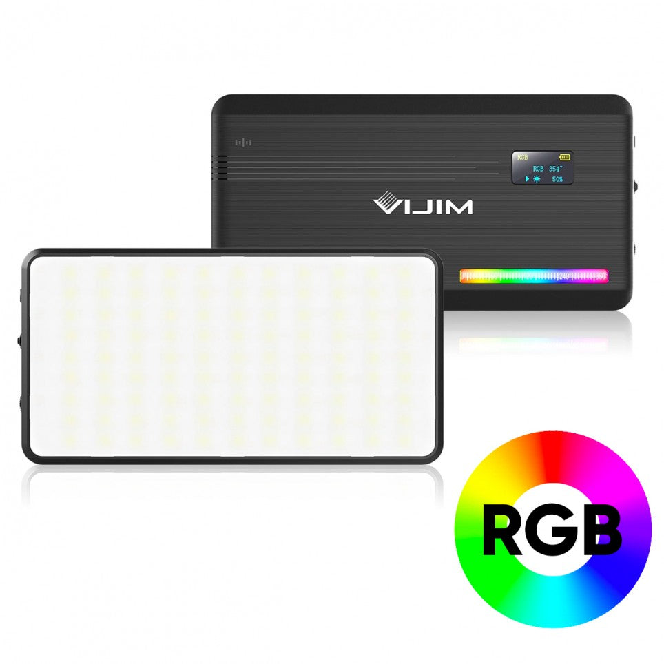 Ulanzi VL196 RGB – Luz LED Profesional de 196 LEDs con Batería de 5000mAh y Efectos Especiales