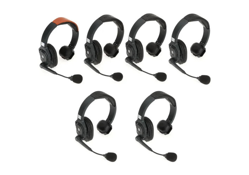 Hollyland Solidcom SE 6S | Sistema de intercomunicación inalámbrica Full-Duplex para equipos de producción (6 usuarios)