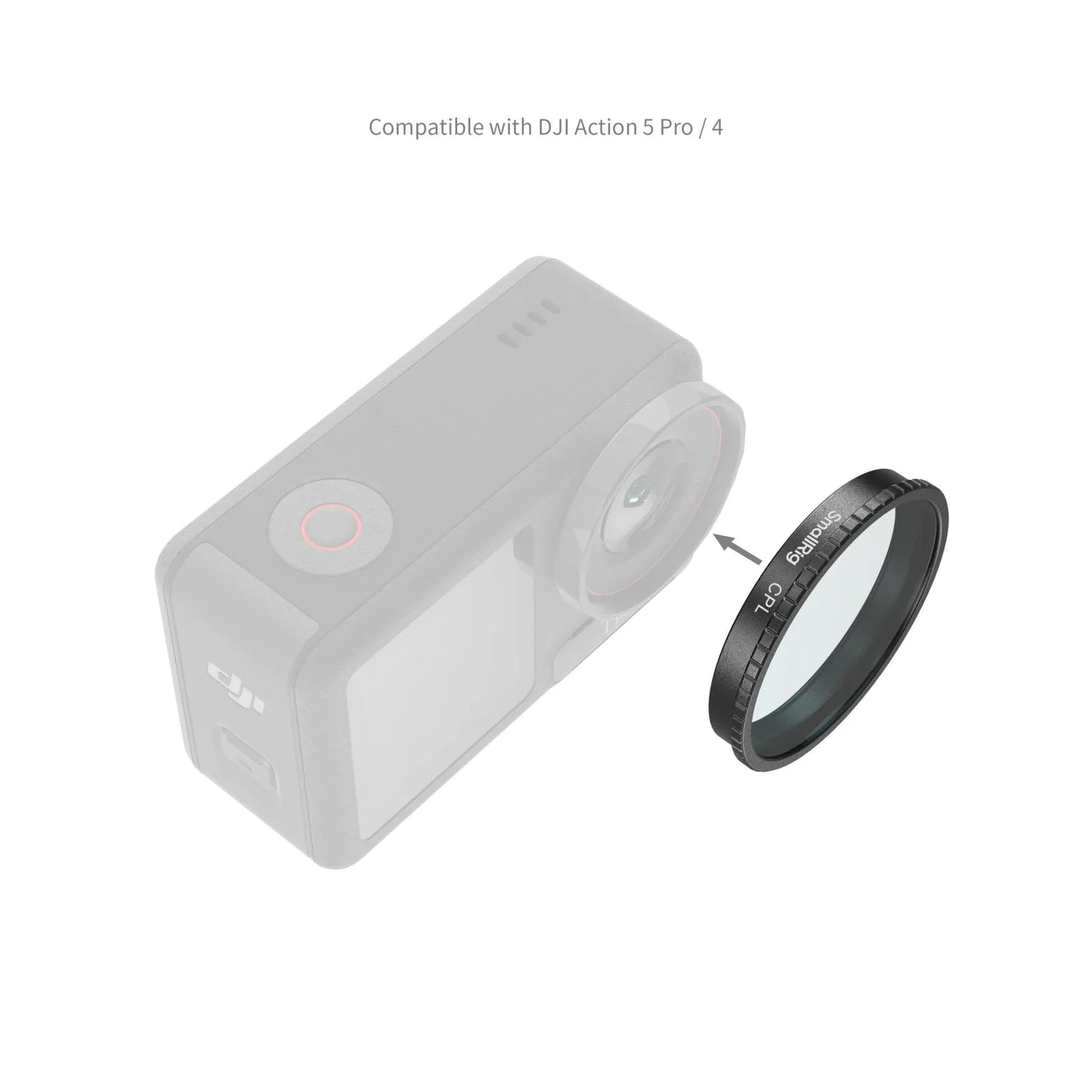 Kit de Filtros de Lente SmallRig para DJI Osmo Action 5 Pro y Action 4 | Juego de Filtros ND Profesional