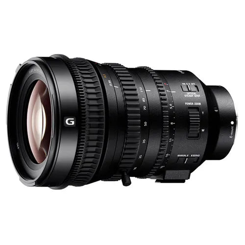 Lente Sony E PZ 18-110mm f/4 G OSS – Zoom de Cine Servo-Asistido con Apertura Constante y Estabilizador Óptico para Montura E