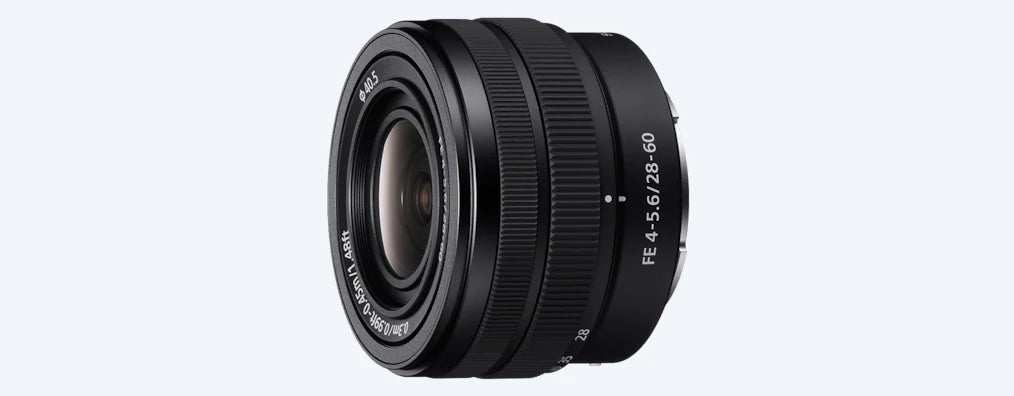 Lente Sony FE 28-60mm f/4-5.6 – Zoom Estándar Ultra Compacto y Retráctil para Cámaras Mirrorless Full Frame Montura E