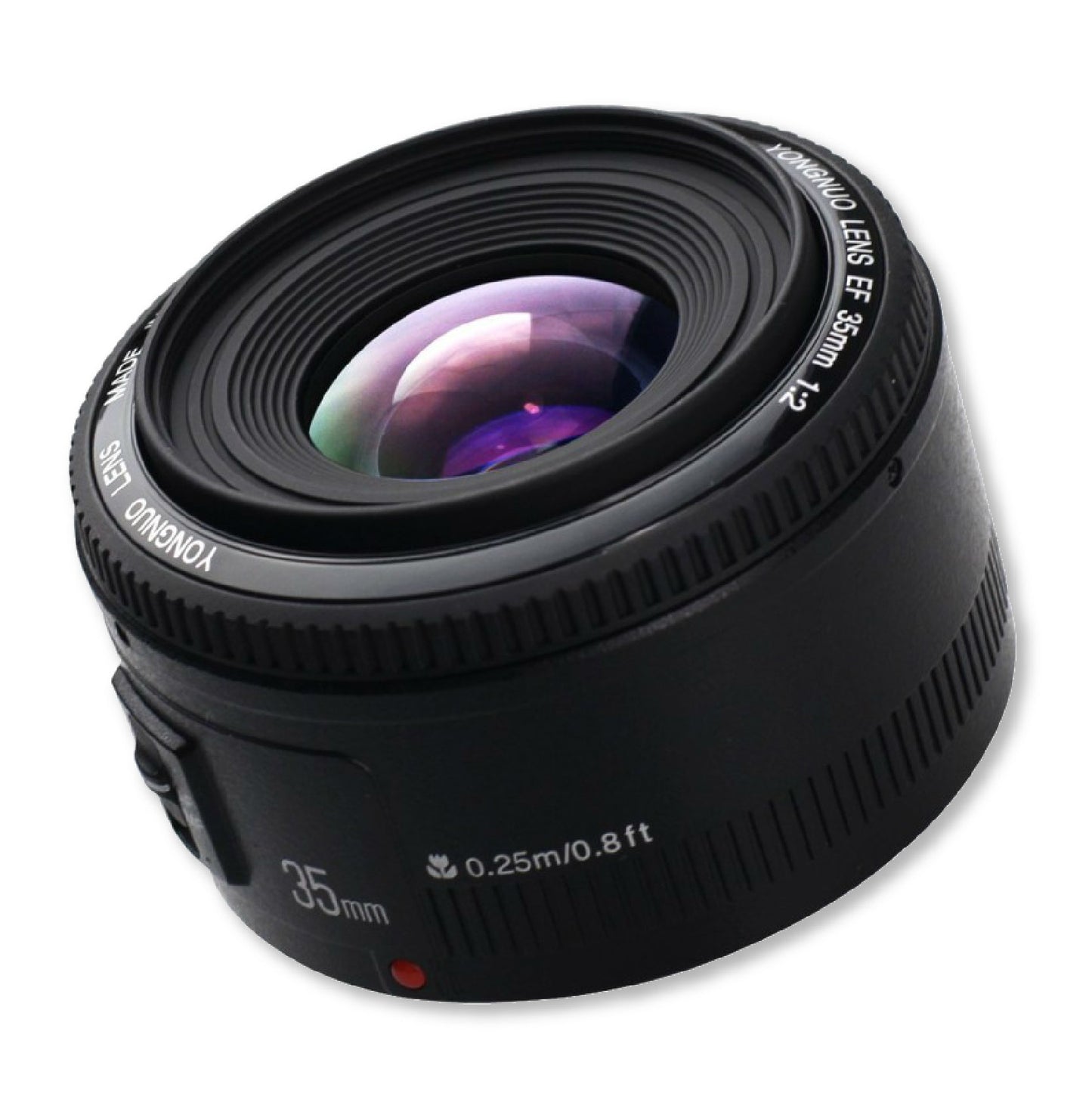 Lente Yongnuo YN 35mm f/2.0 para Canon EF – Objetivo Gran Angular Luminoso con Enfoque Automático y Nitidez Pro