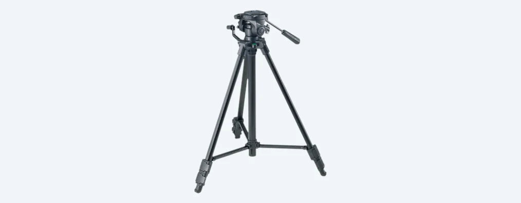 Trípode Sony VCT-R640 – Soporte Profesional Ligero con Cabezal de 3 Vías y Zapata de Liberación Rápida