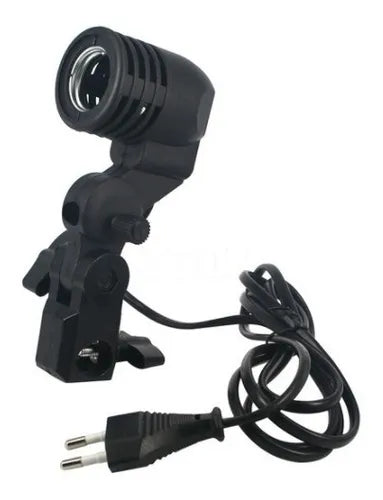 Socket Para 1 Bombillo luz continua para tripode - EOA TECNOLOGIA