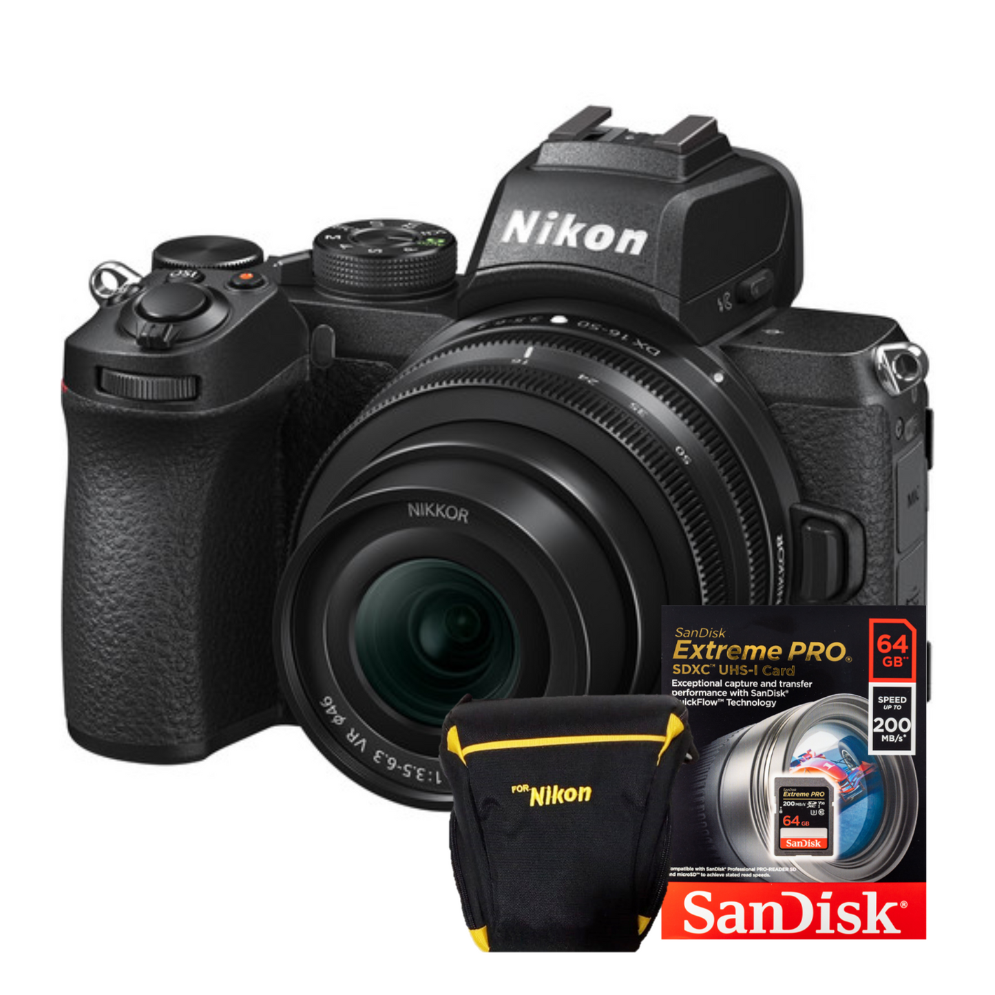 Cámara Nikon Z50 Mirrorless Kit con Lente 16-50mm VR