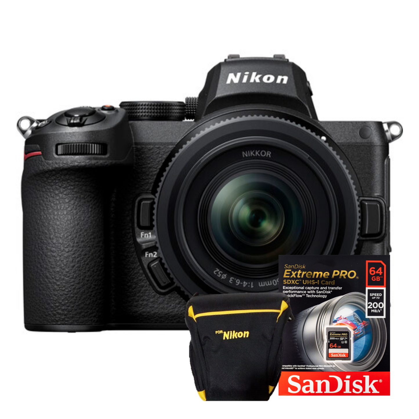 Cámara Nikon Z5 Mirrorless Full Frame Kit 24-50mm f/4-6.3 – Sensor de 24.3 MP, Estabilización de 5 Ejes, Video 4K y Doble Ranura SD