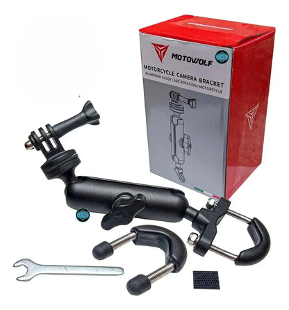 Pinza motowolf motorcycle camera bracket MDL3532