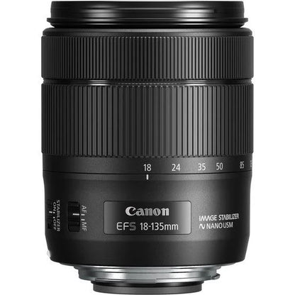 Lente Canon EF-S 18-135mm f/3.5-5.6 IS USM | Zoom Versátil con Estabilizador