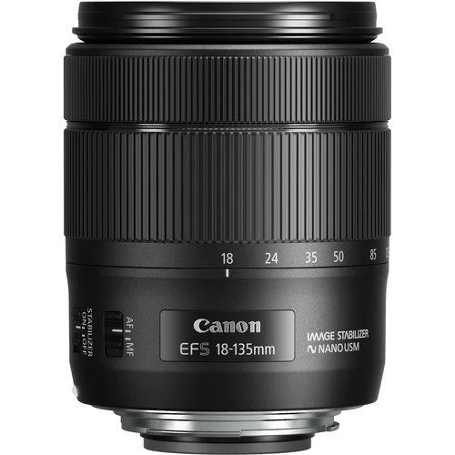 Lente Canon EF-S 18-135mm f/3.5-5.6 IS USM | Zoom Versátil con Estabilizador