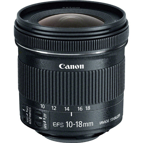 Lente Canon 10-18 mm f/4.5-5.6 IS STM