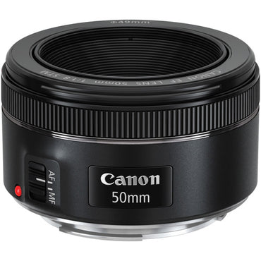 Lente Canon EF 50mm f/1.8 STM – Objetivo de Focal Fija Luminoso con Motor de Enfoque Silencioso y Diseño Compacto