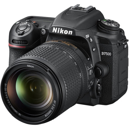 Combo Cámara Nikon D7500 + Lente 18-140 + Memoria 64GB + Estuche