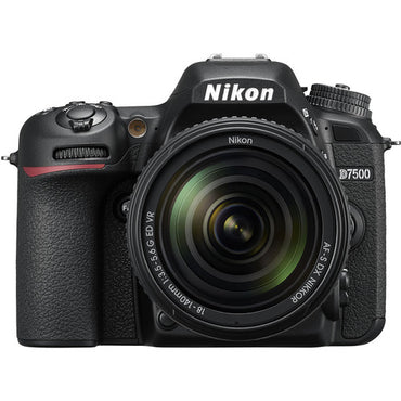 Cámara Nikon D7500 Kit con Lente 18-140mm f/3.5-5.6G ED VR – Potencia DSLR 4K de Alto Rendimiento